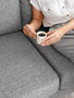 Atelier Del Sofa Nordi Sofá de 3 Plazas de Madera - Gris